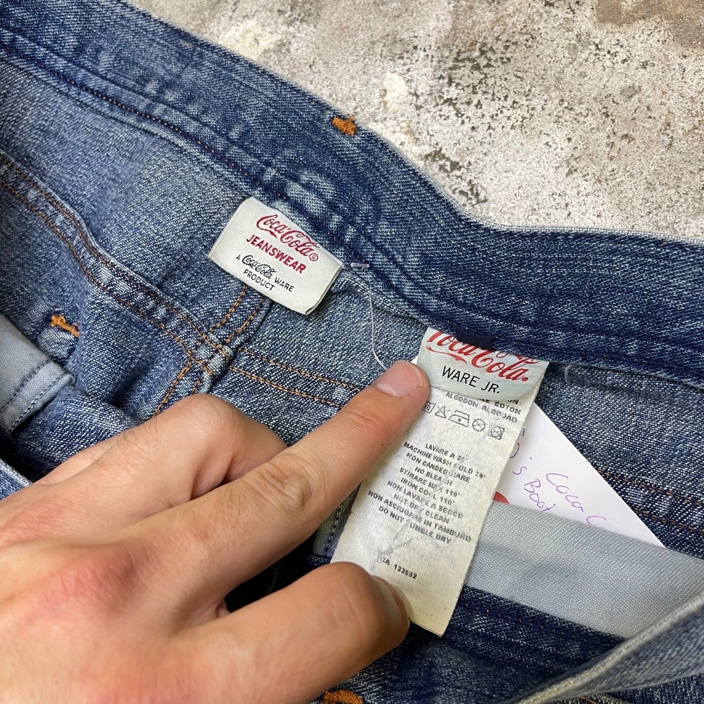 Vintage Coca Cola bootcut jeans (W29)