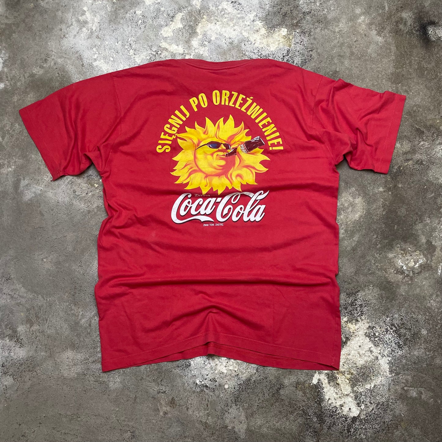 1990s Coca Cola polish tee (XL)