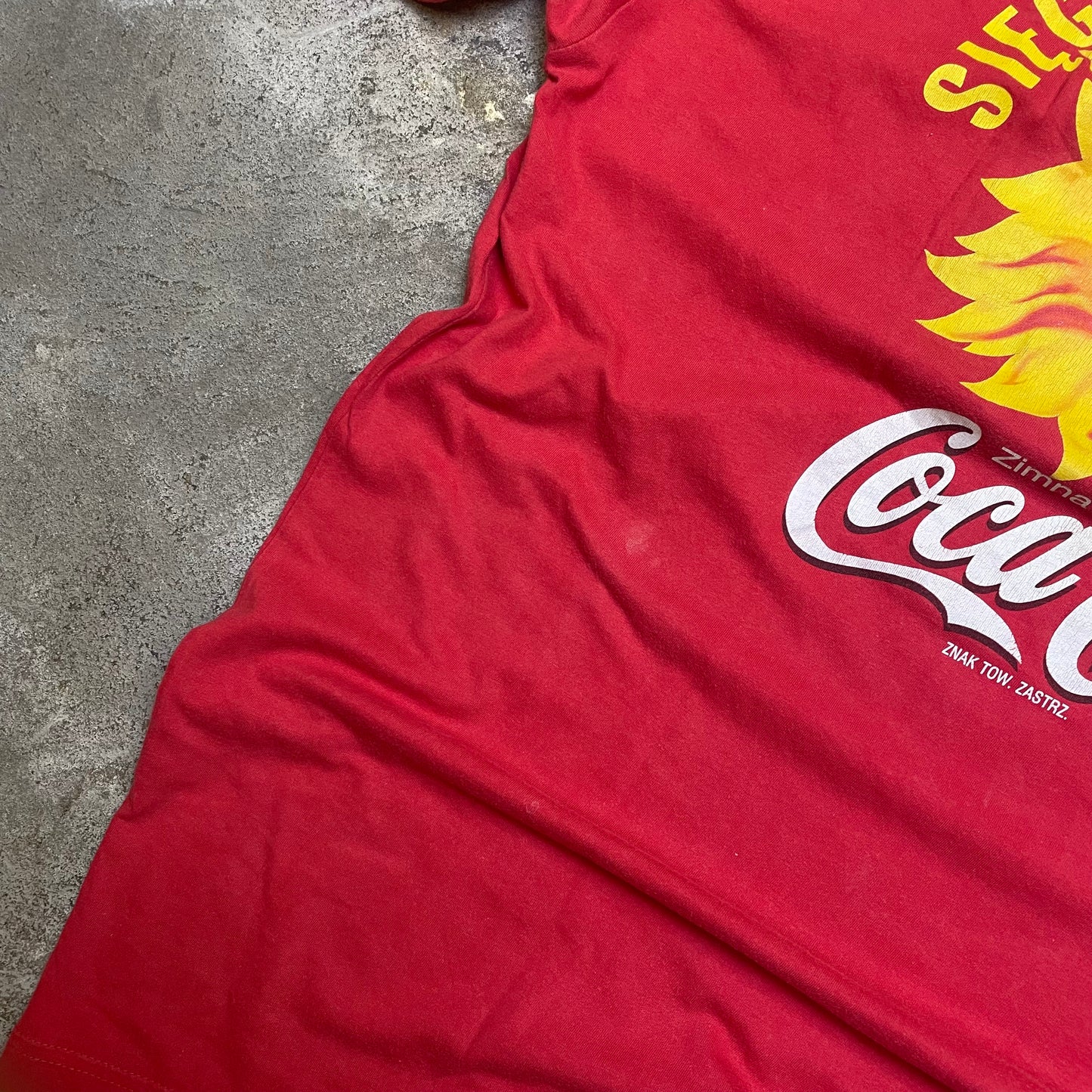1990s Coca Cola polish tee (XL)
