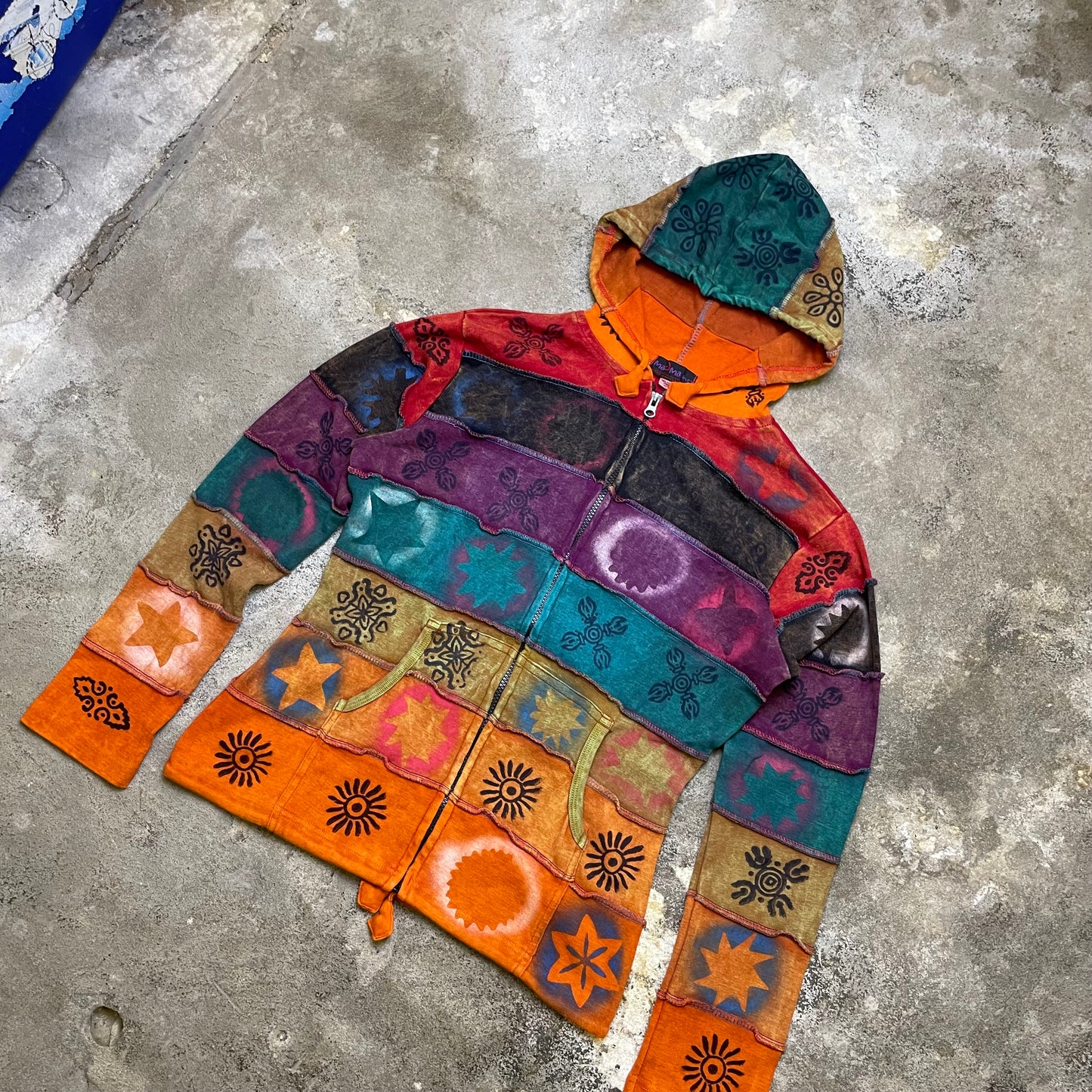 Y2K Zip Up (L)