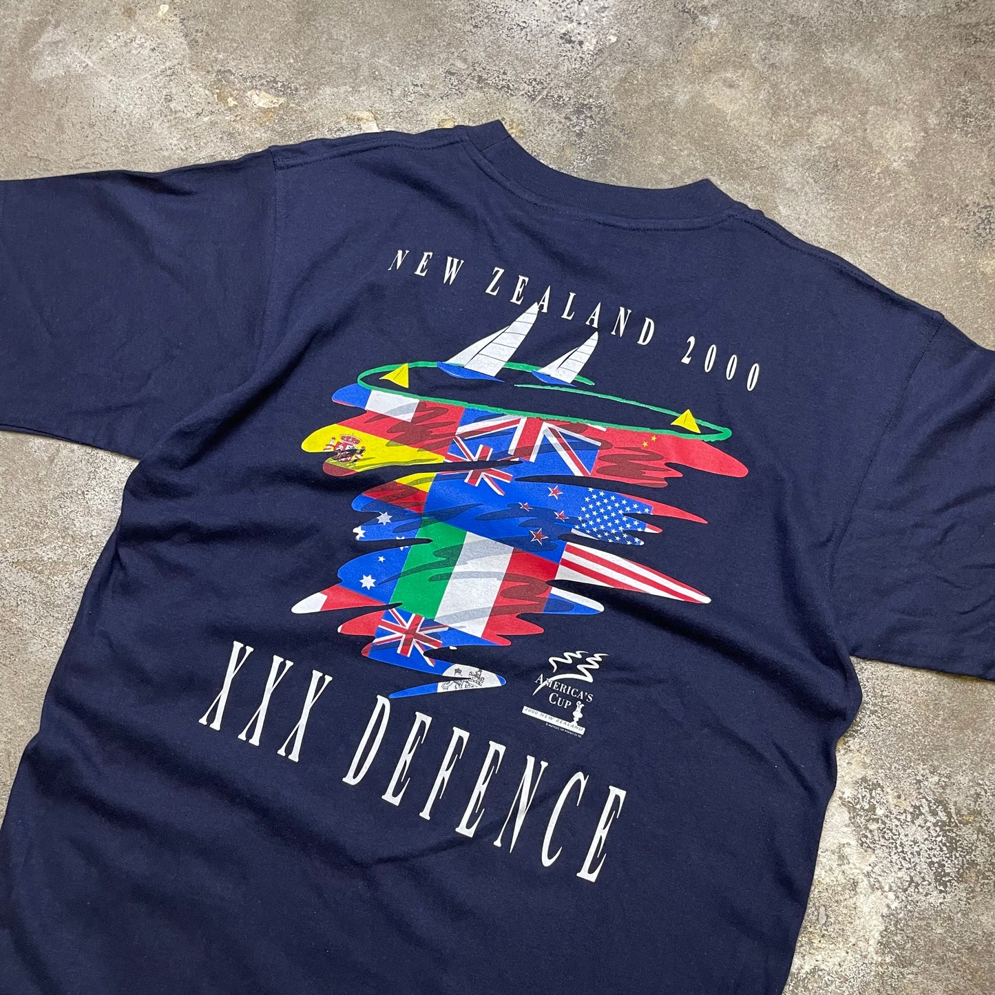 2000 "America's Cup New Zealand" tee (S)
