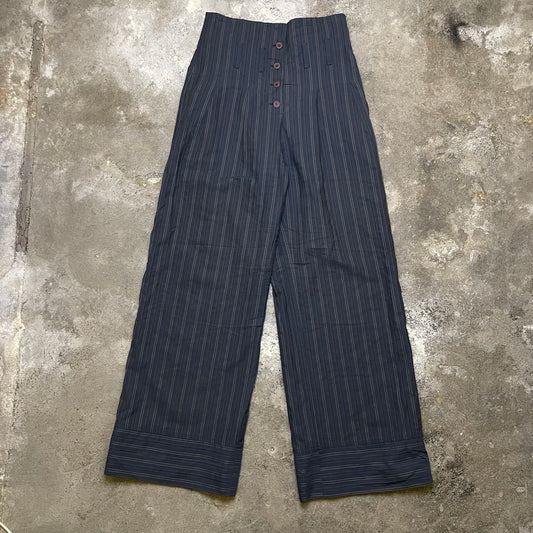 Baggy pleaded Y2K chinos (M)