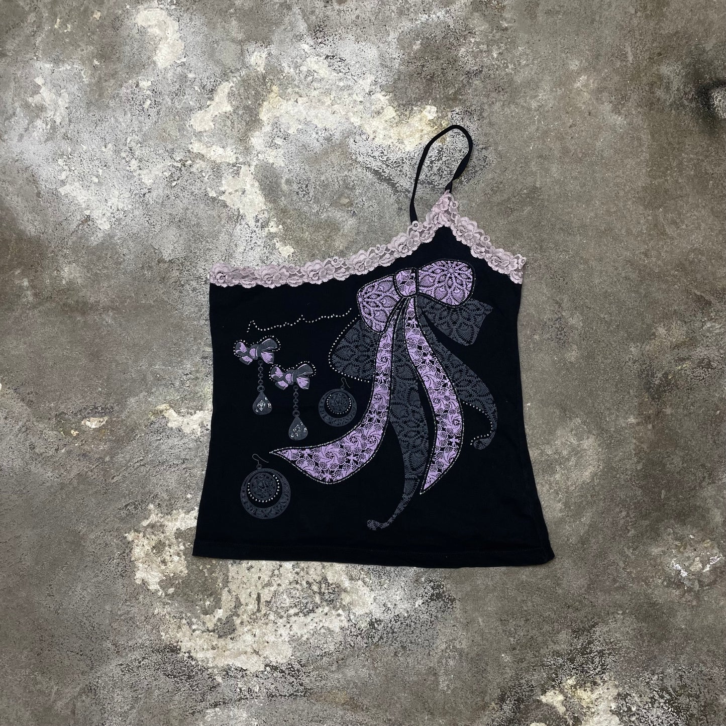 One shoulder Y2K Top (M)