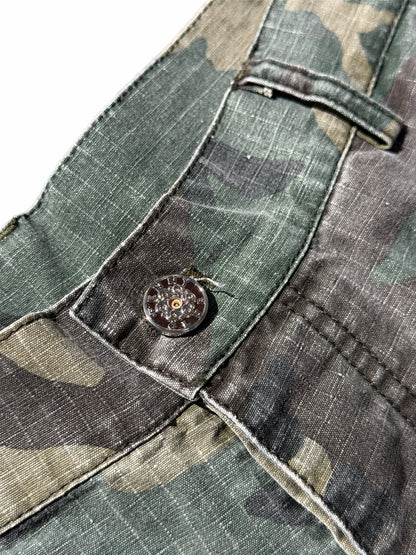 PennyClub Needlepunch Camo Cargo Shorts