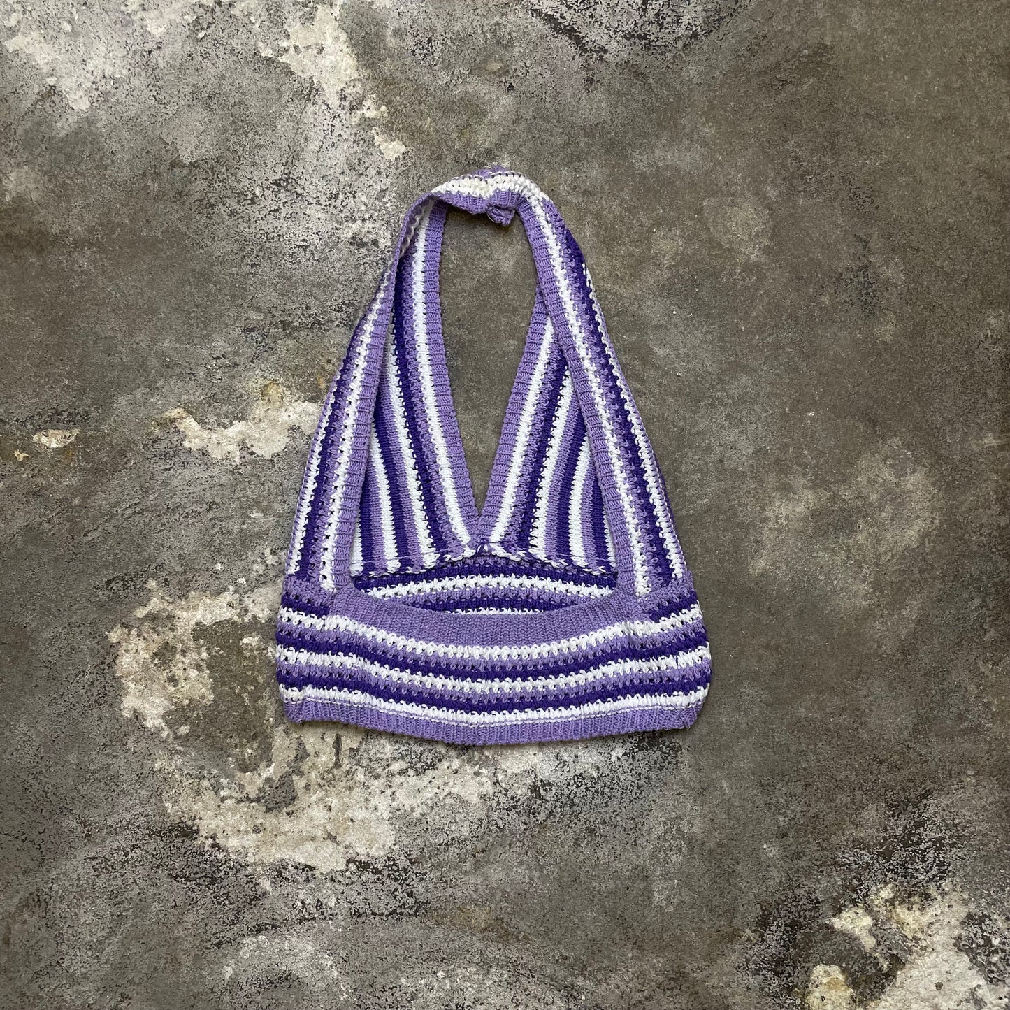 Crocheted Y2K Crop top (S)