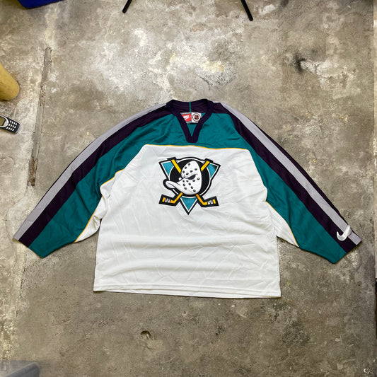 1997-99 Anaheim Ducks Nike hockey jersey (L)