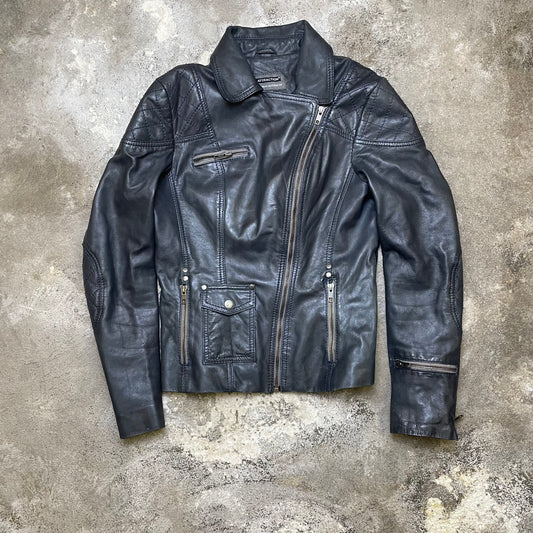 Y2K leather jacket (S)