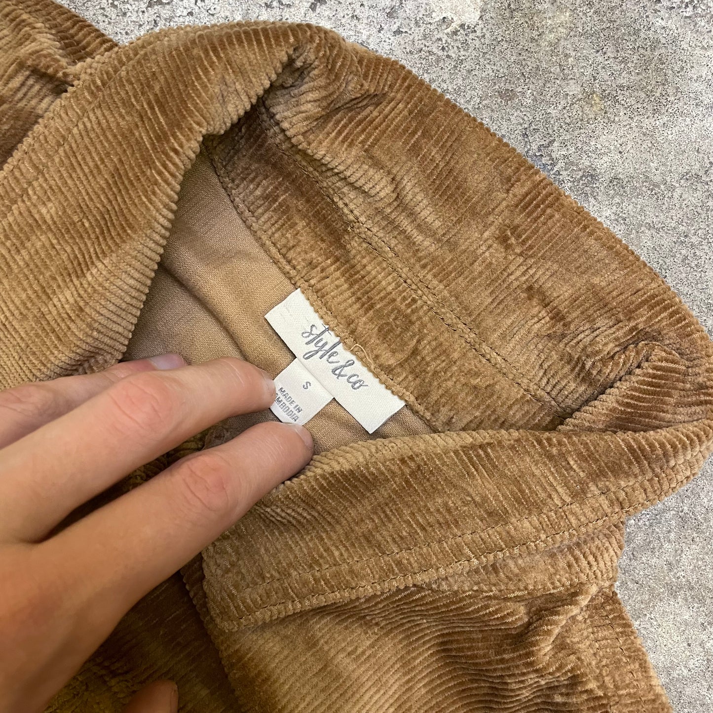 Y2K Corduroy Jacket (S)