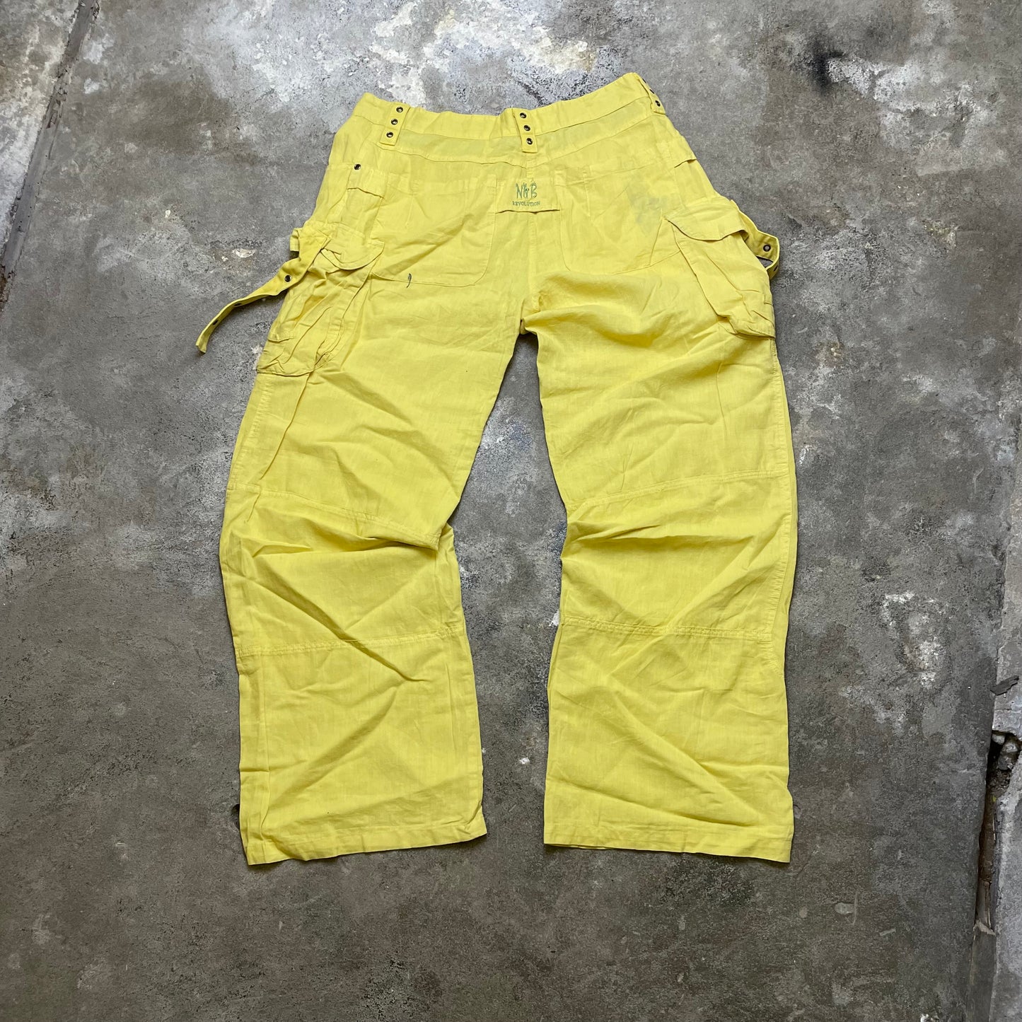Y2K Baggy Cargo Pants (L)