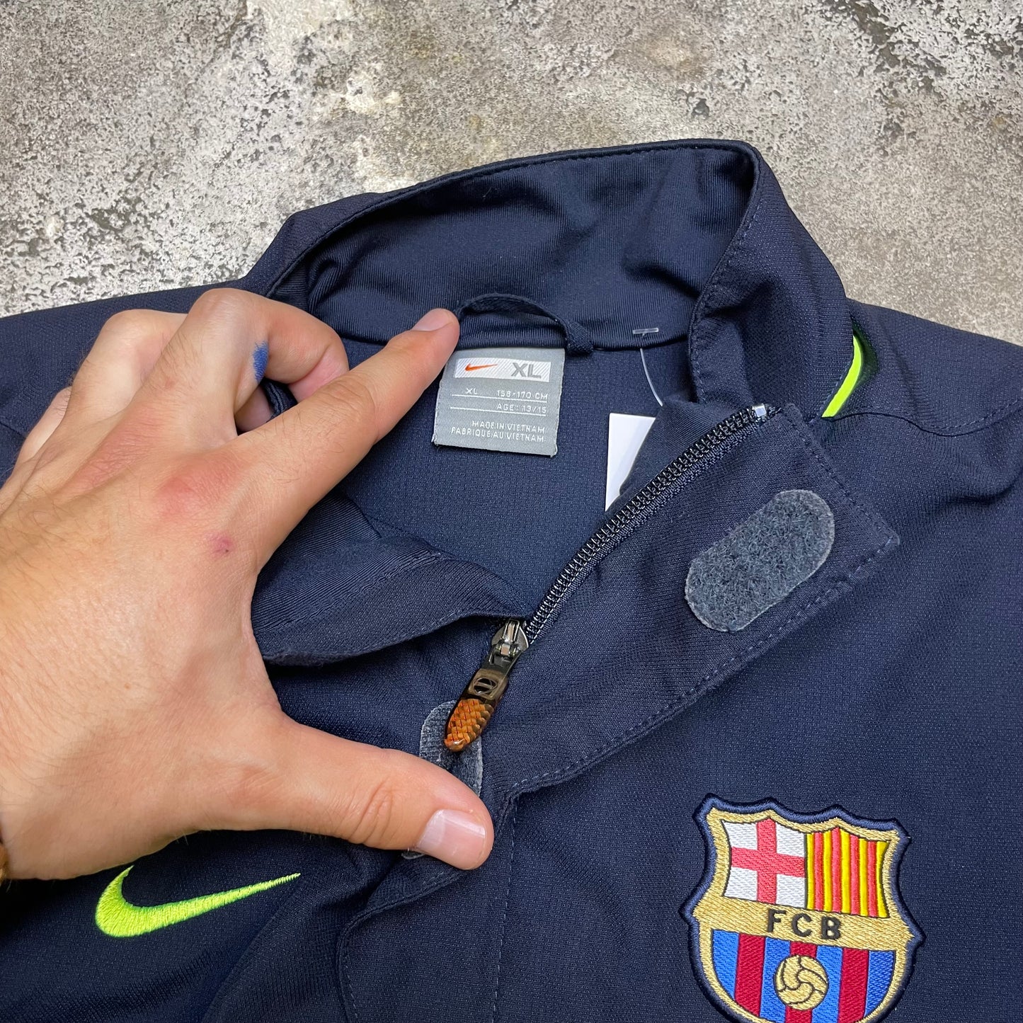 2007/08 FC Barcelona tracktop (M)