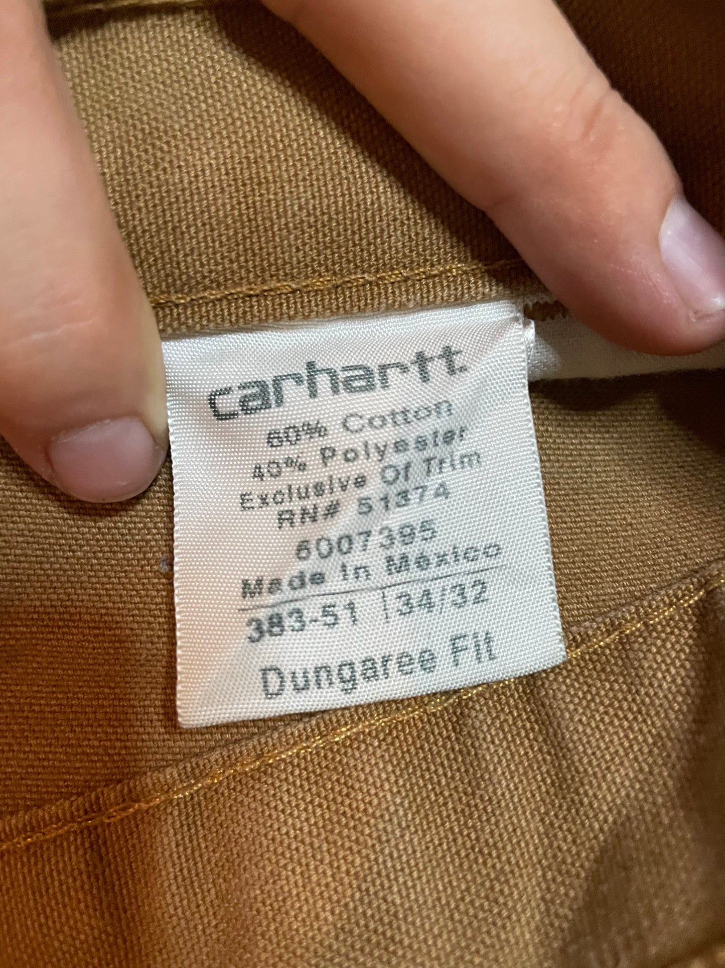 Carhartt single-knee work pants (W34 L32)