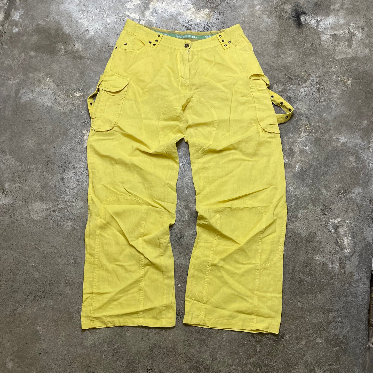 Y2K Baggy Cargo Pants (L)