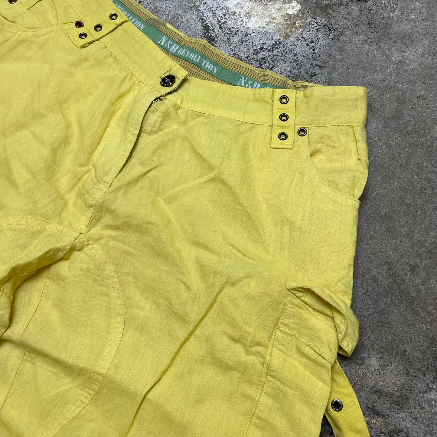 Y2K Baggy Cargo Pants (L)