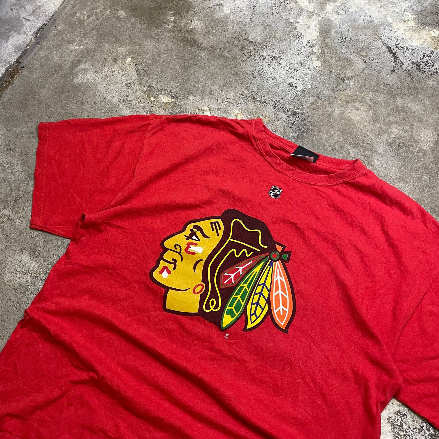 2000s Chicago Redskins NHL tee (L)