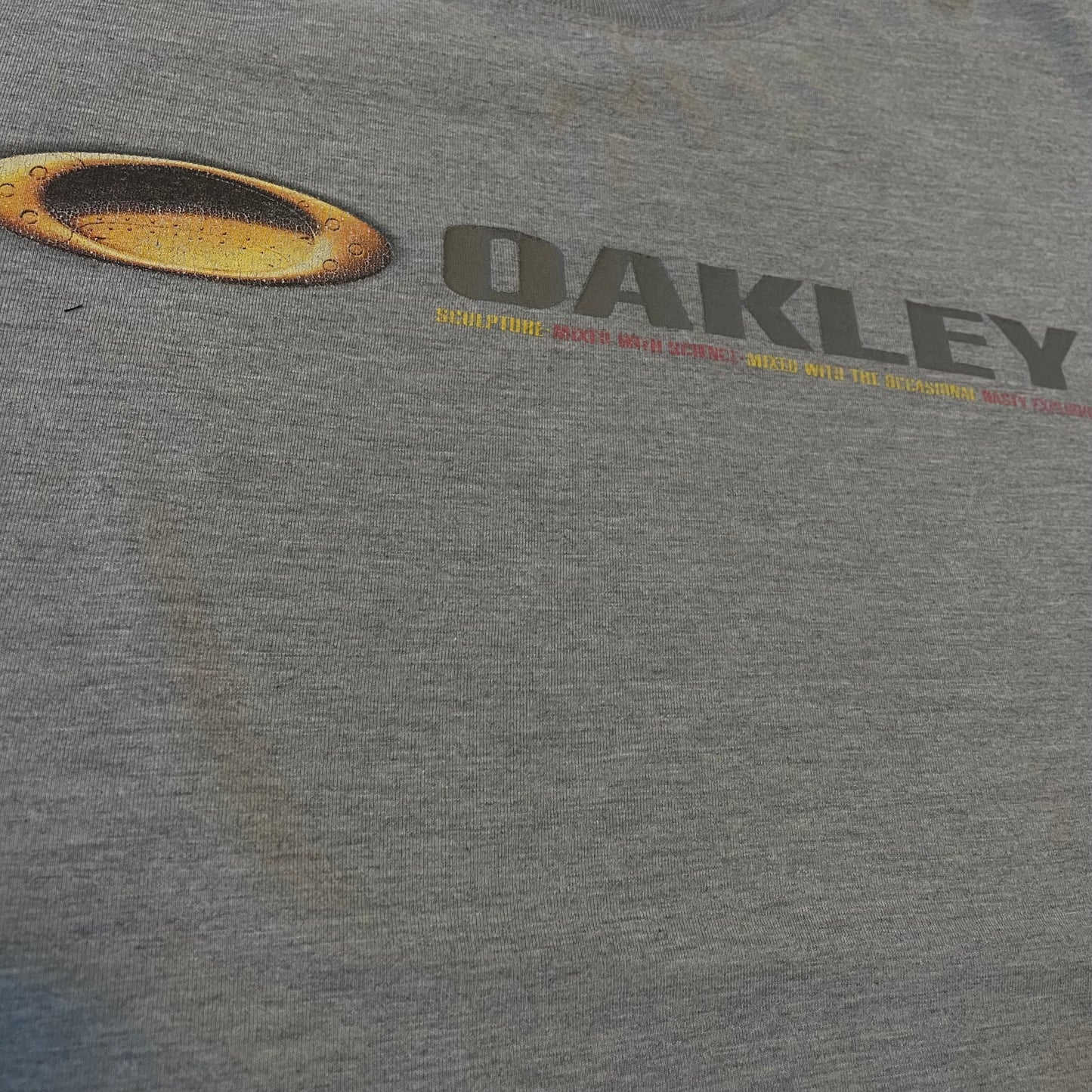 Vintage Oakley logo tee (S)