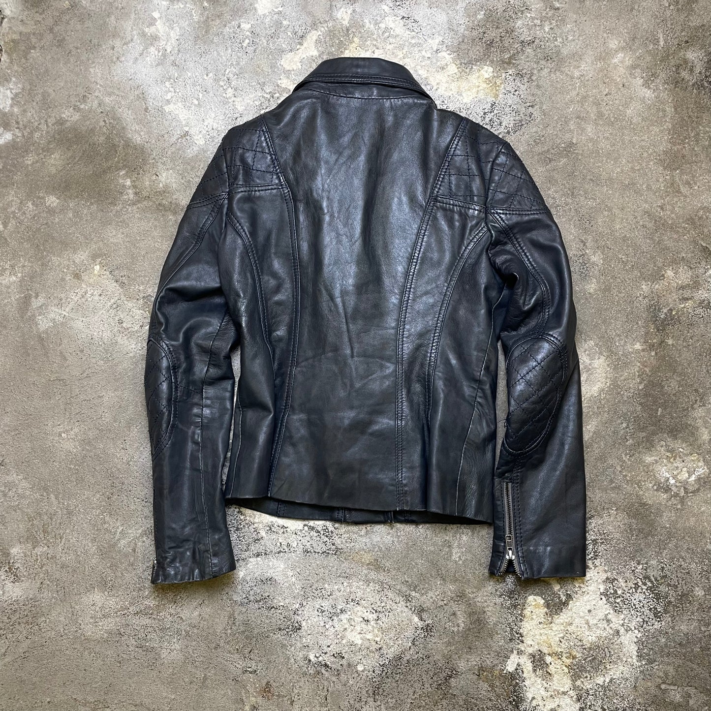 Y2K leather jacket (S)